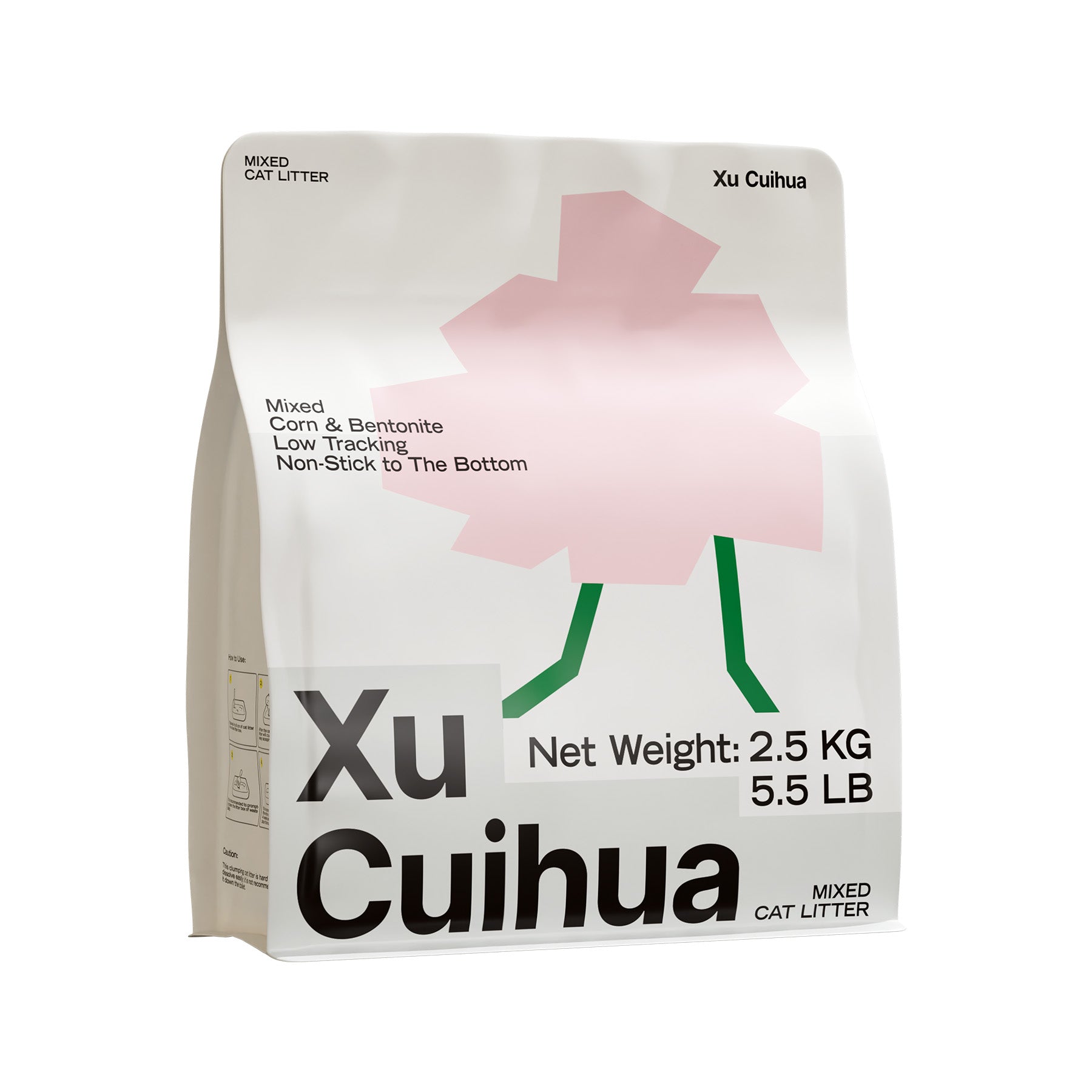 Xu Cuihua Corn & Clay Cat Litter, Unscented