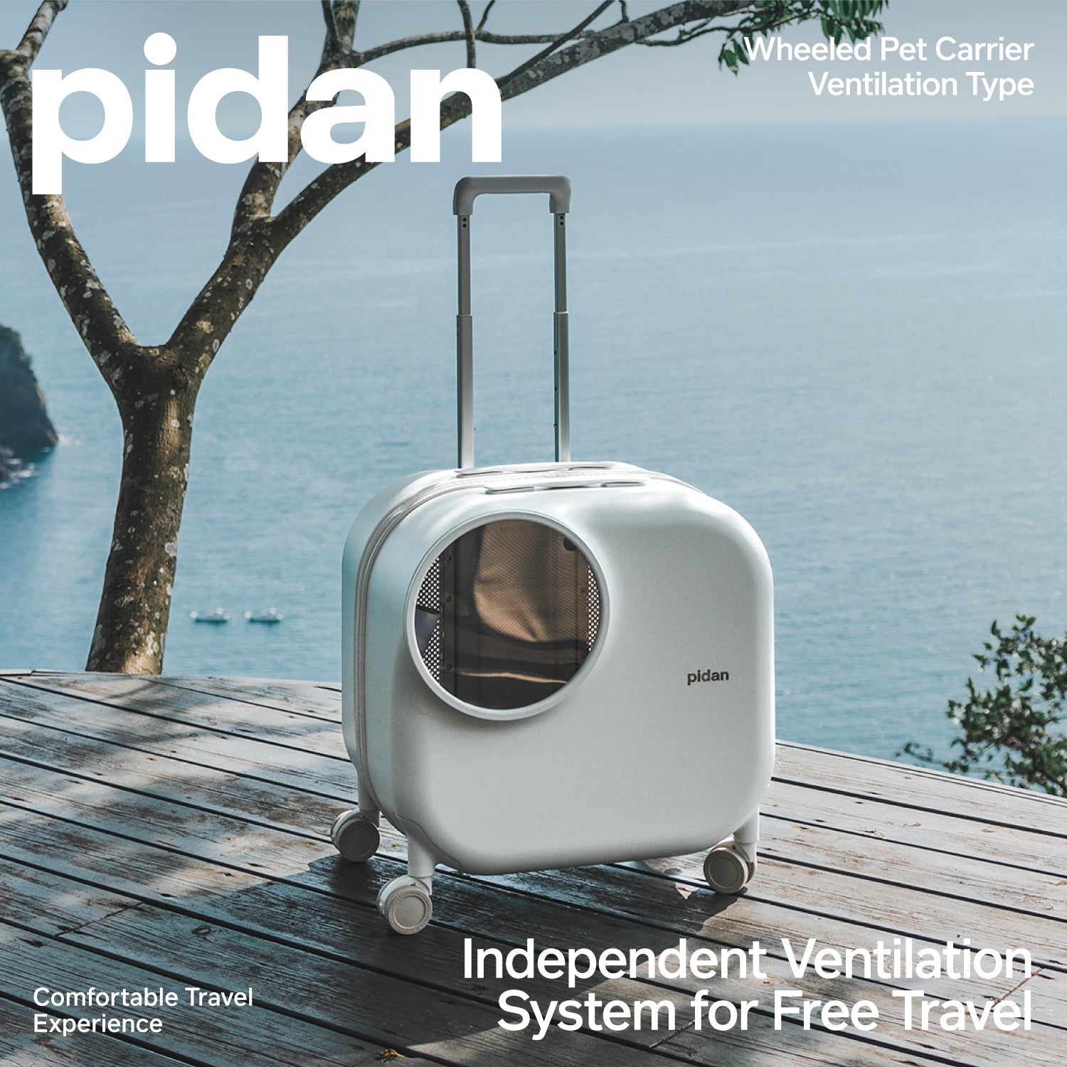 Pet Carrier with Ventilation System and LED Lighting