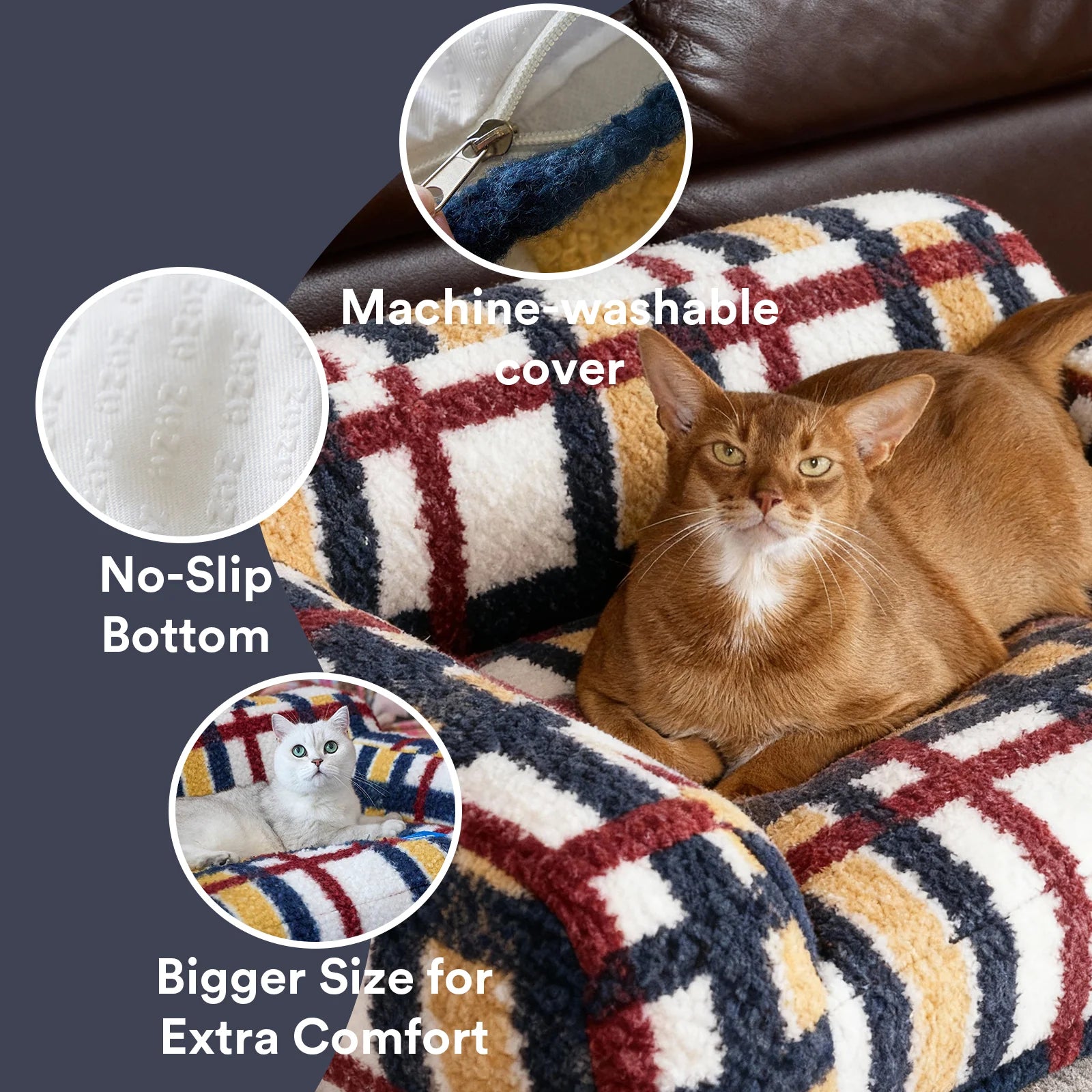 zeze Mondrian Vintage Pet Sofa Bed