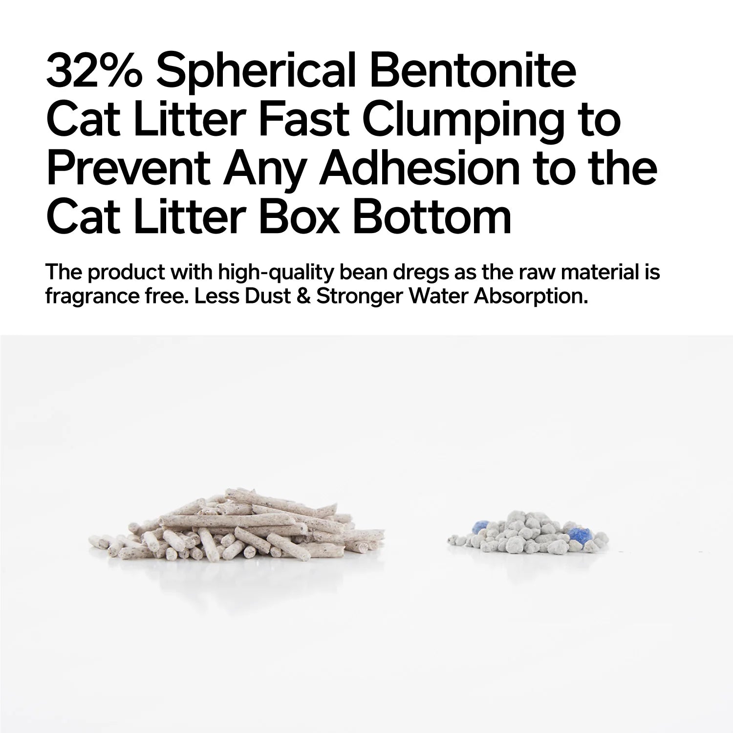 Tofu Cat Litter with Recycled Coffee Grounds