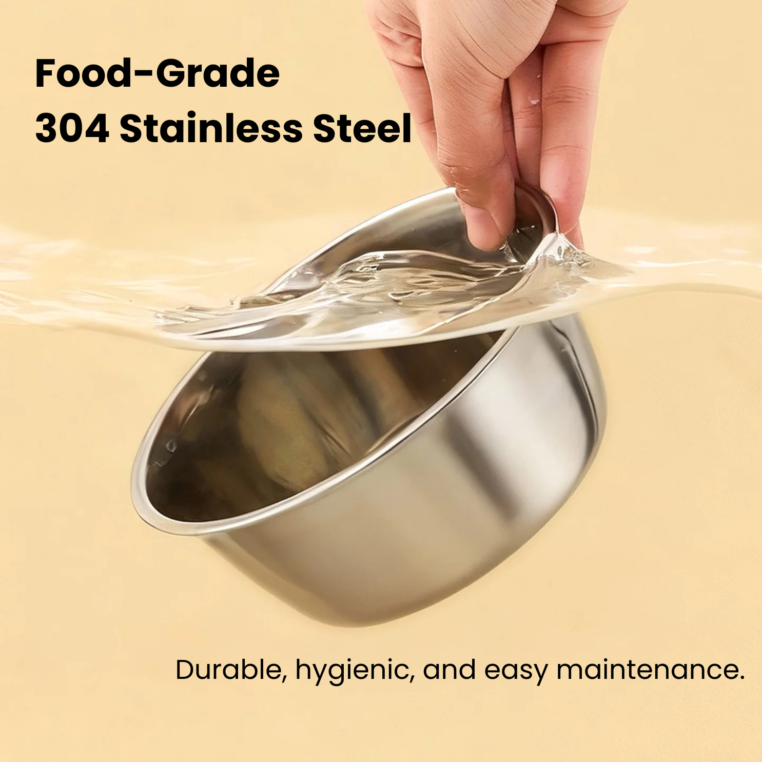 zeze Stainless Pet Bowl