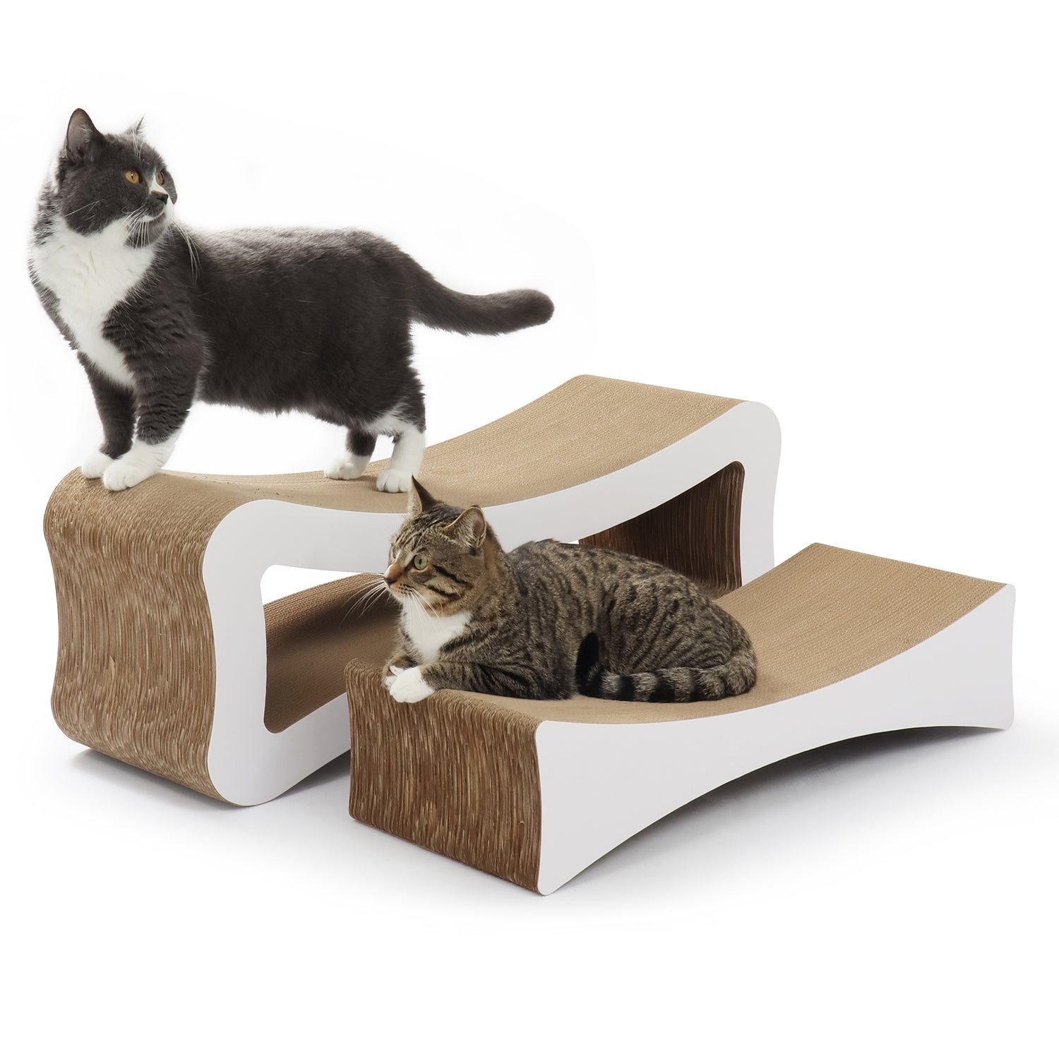2 in 1 Ultimate Cat Scratcher Lounge (With FREE tofu cat litter)