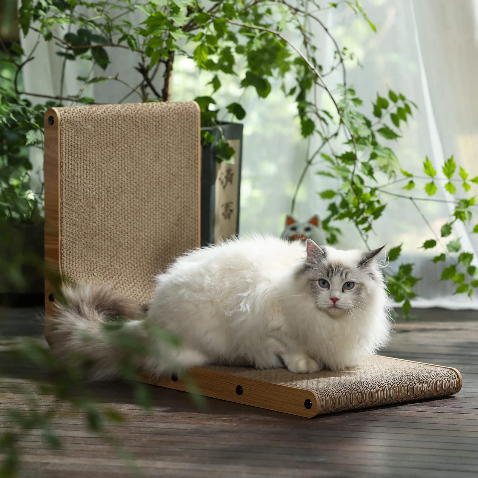 FUKUMARU Cat Scratcher, Large L Shape