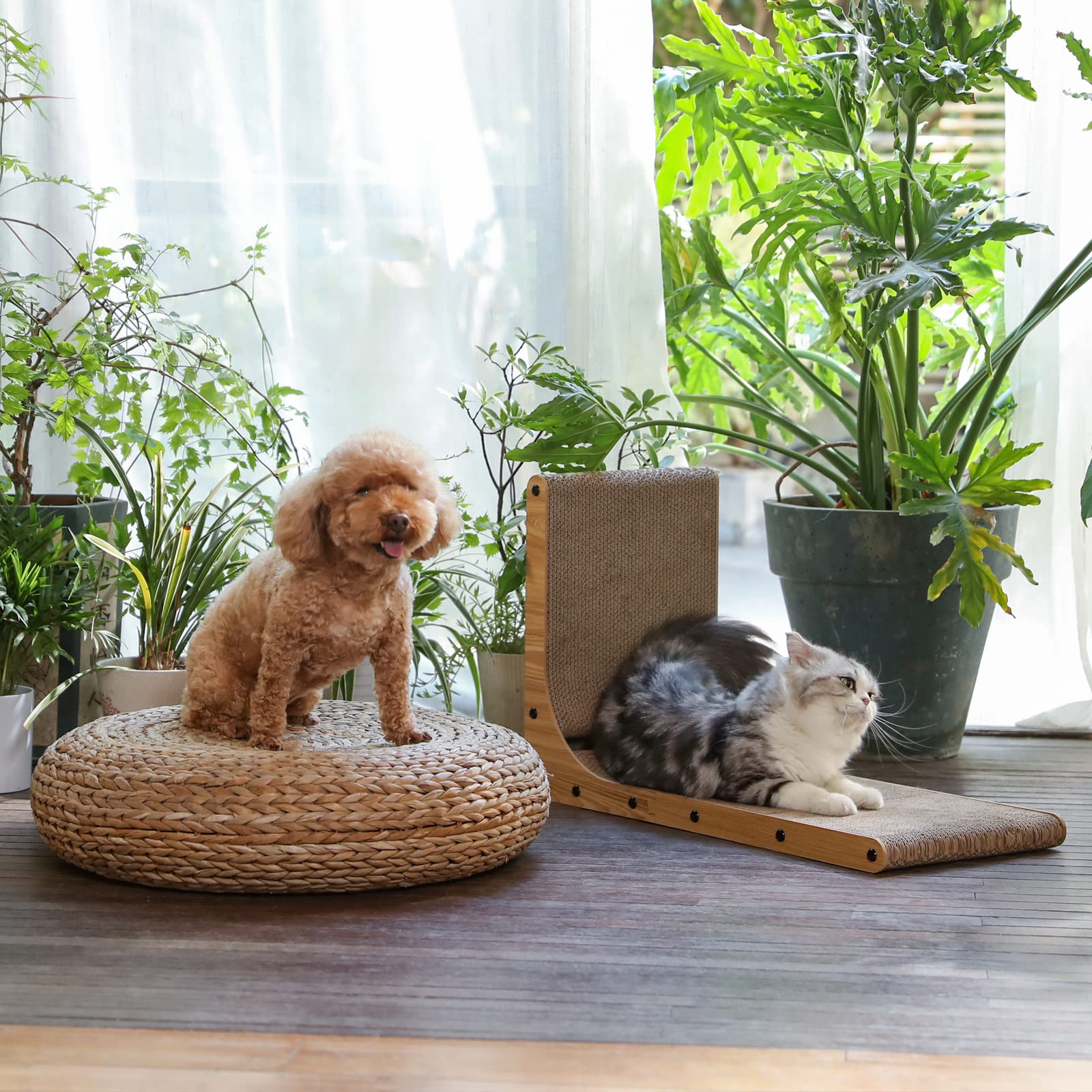 FUKUMARU Cat Scratcher, Large L Shape