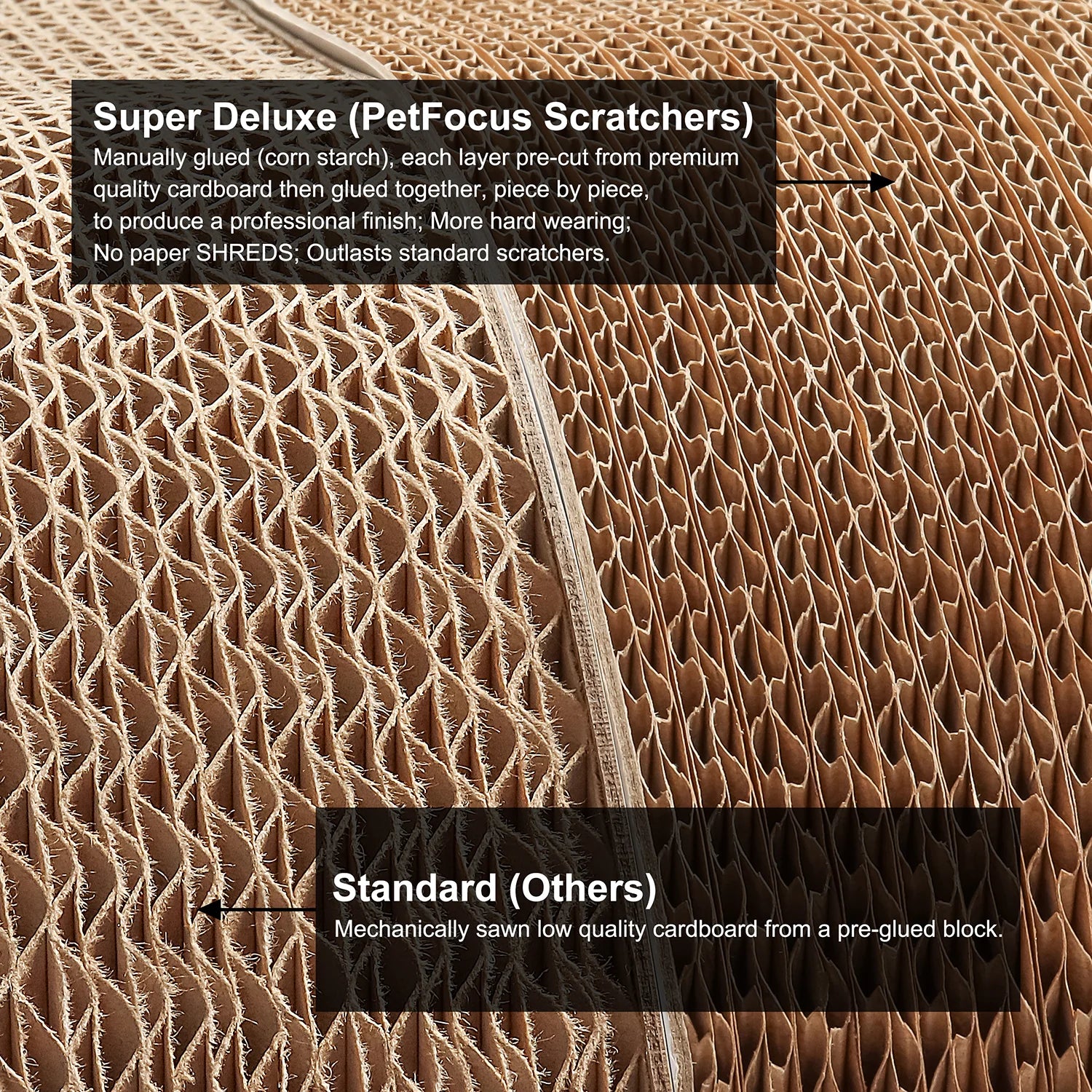 Classic Ultimate Cat Scratcher Lounge (With FREE tofu cat litter)