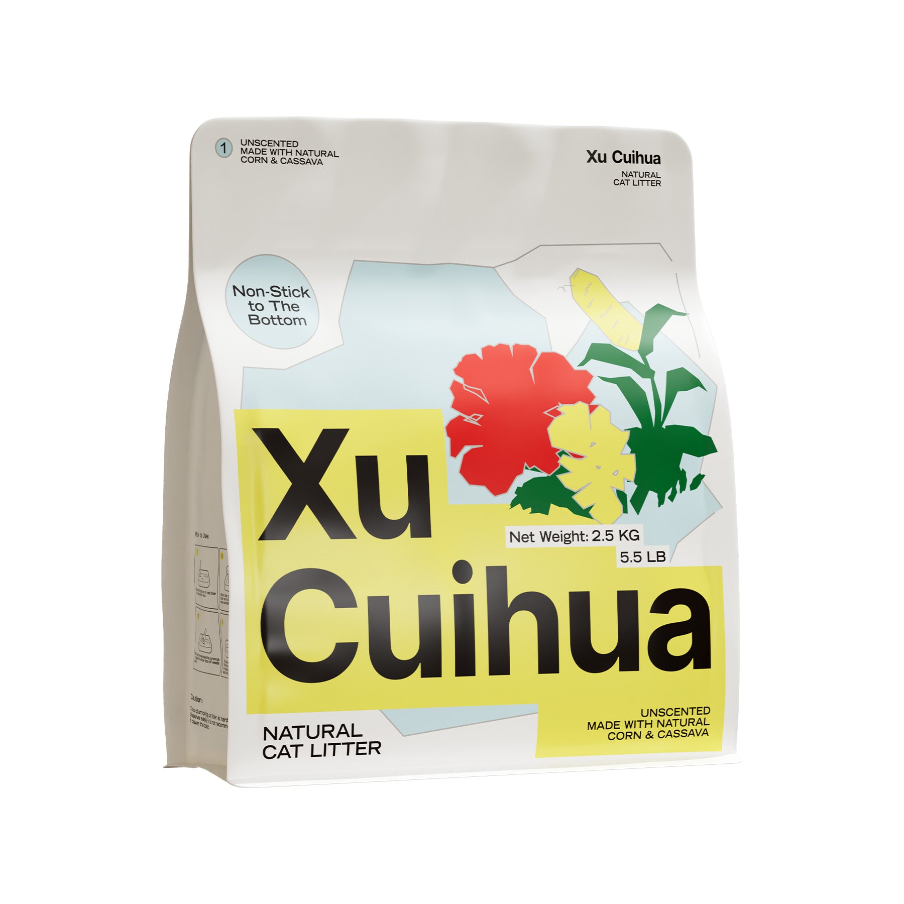 Xu Cuihua Corn & Cassava Cat Litter, Unscented