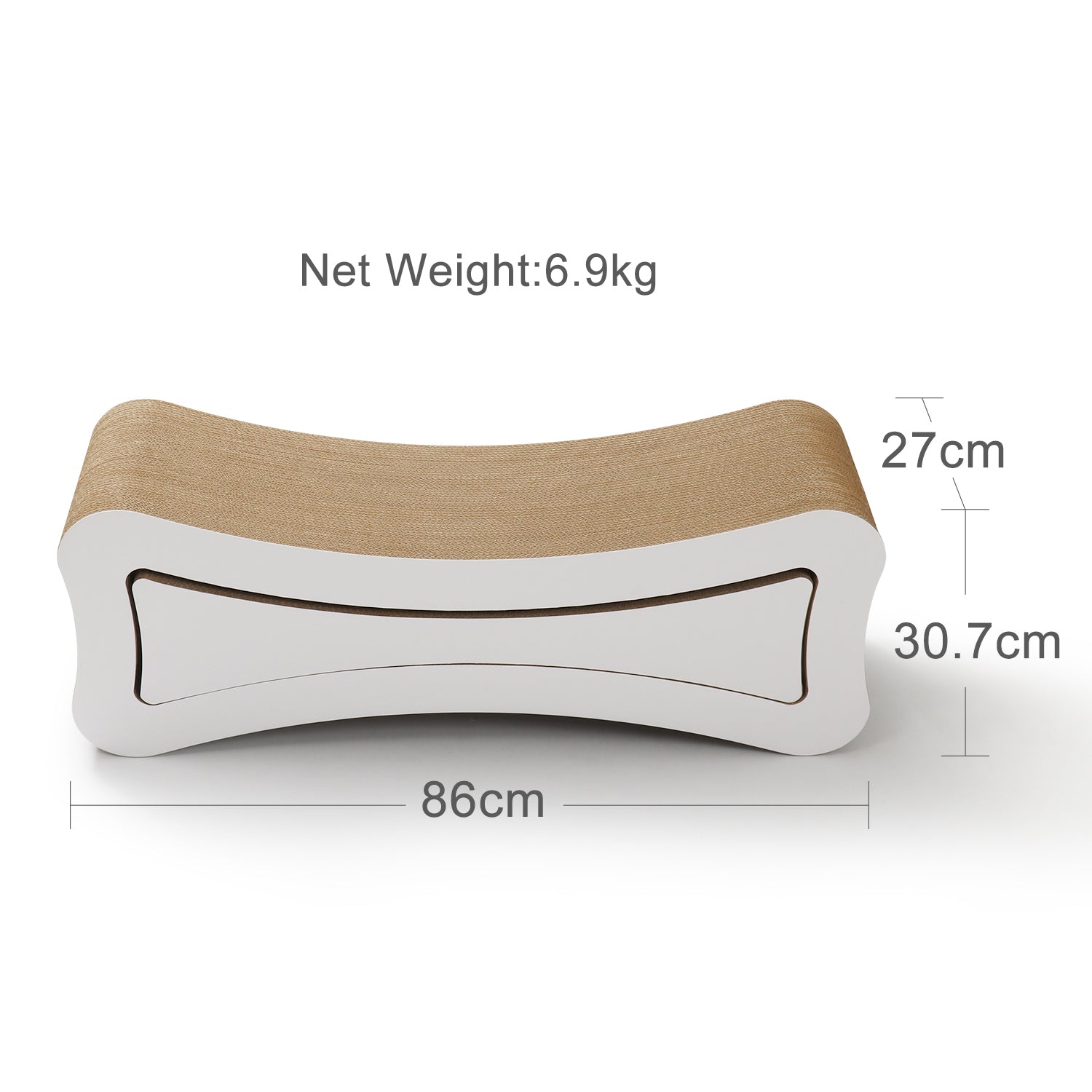 2 in 1 Ultimate Cat Scratcher Lounge (With FREE tofu cat litter)