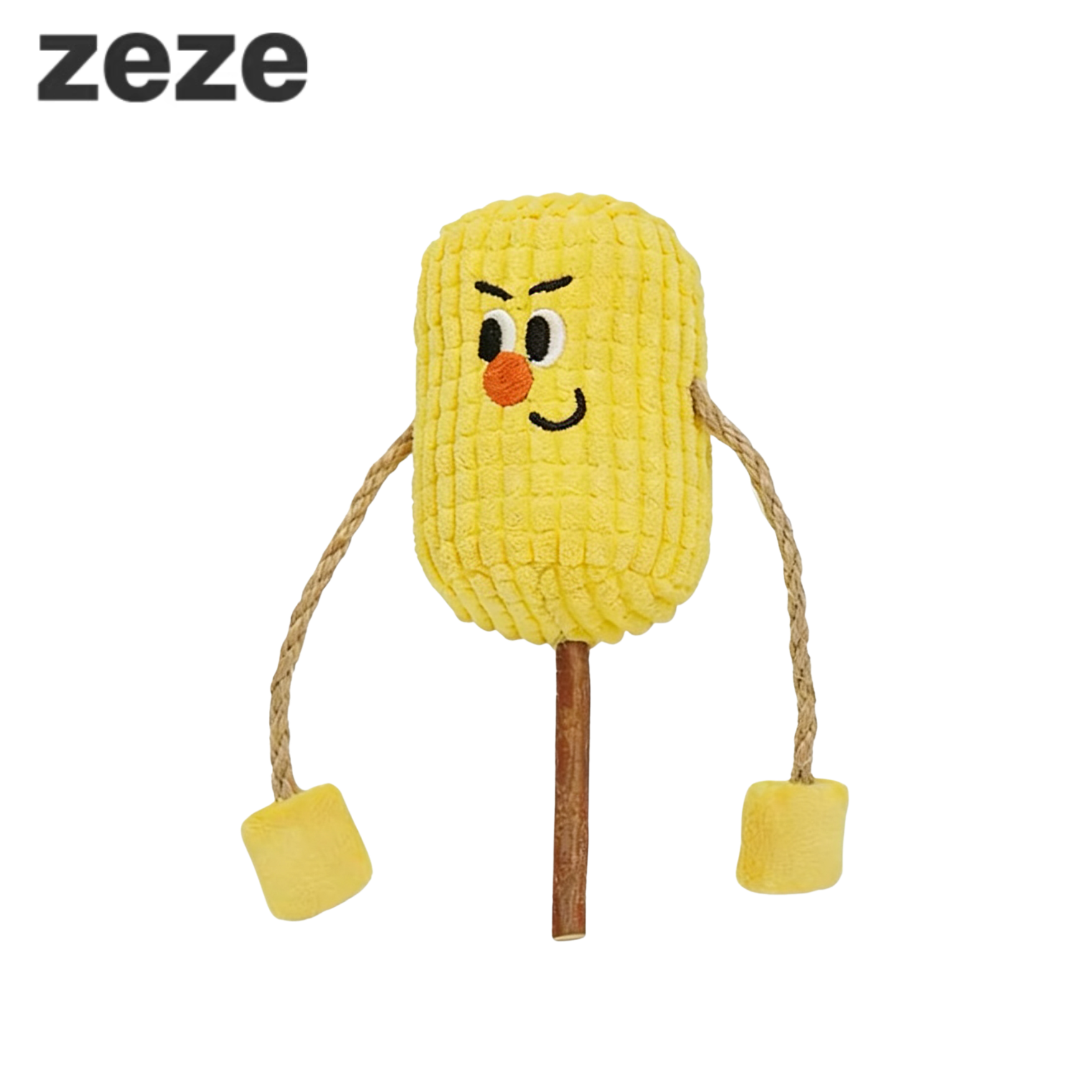 Silvervine Matatabi Wood Pet Toy With Catnip