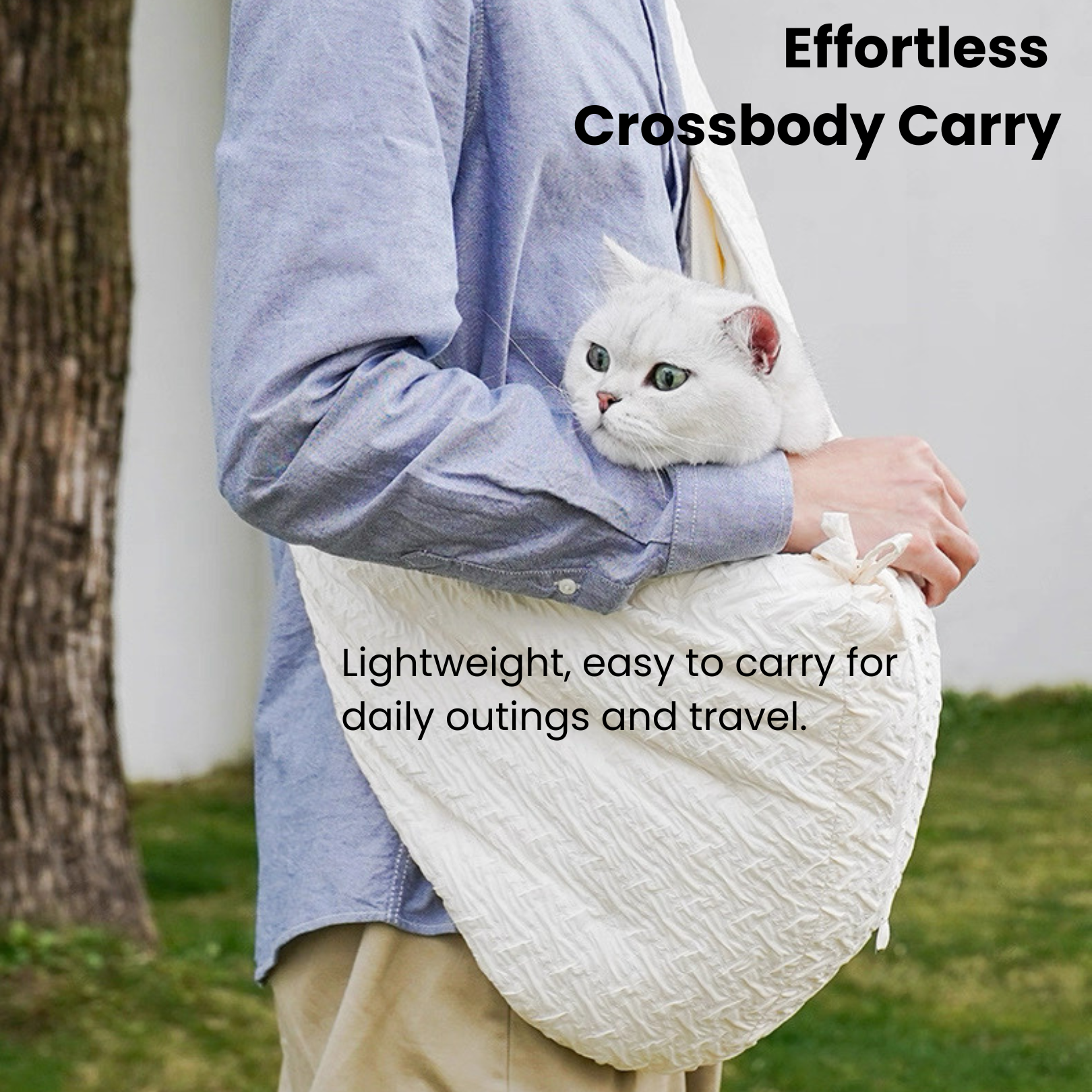 zeze Cloud Cat Carrier Shoulder Bag