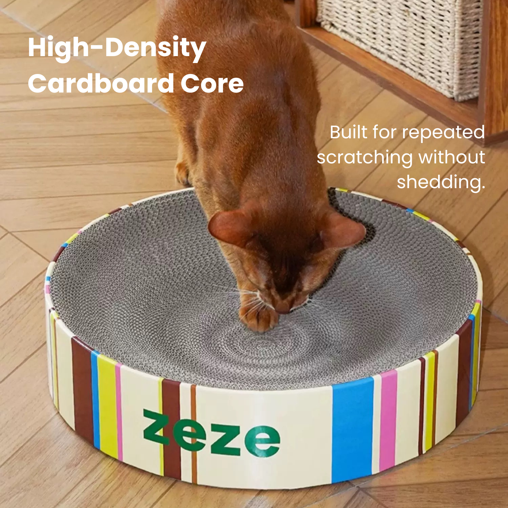 Retro Cat Scratcher Bed