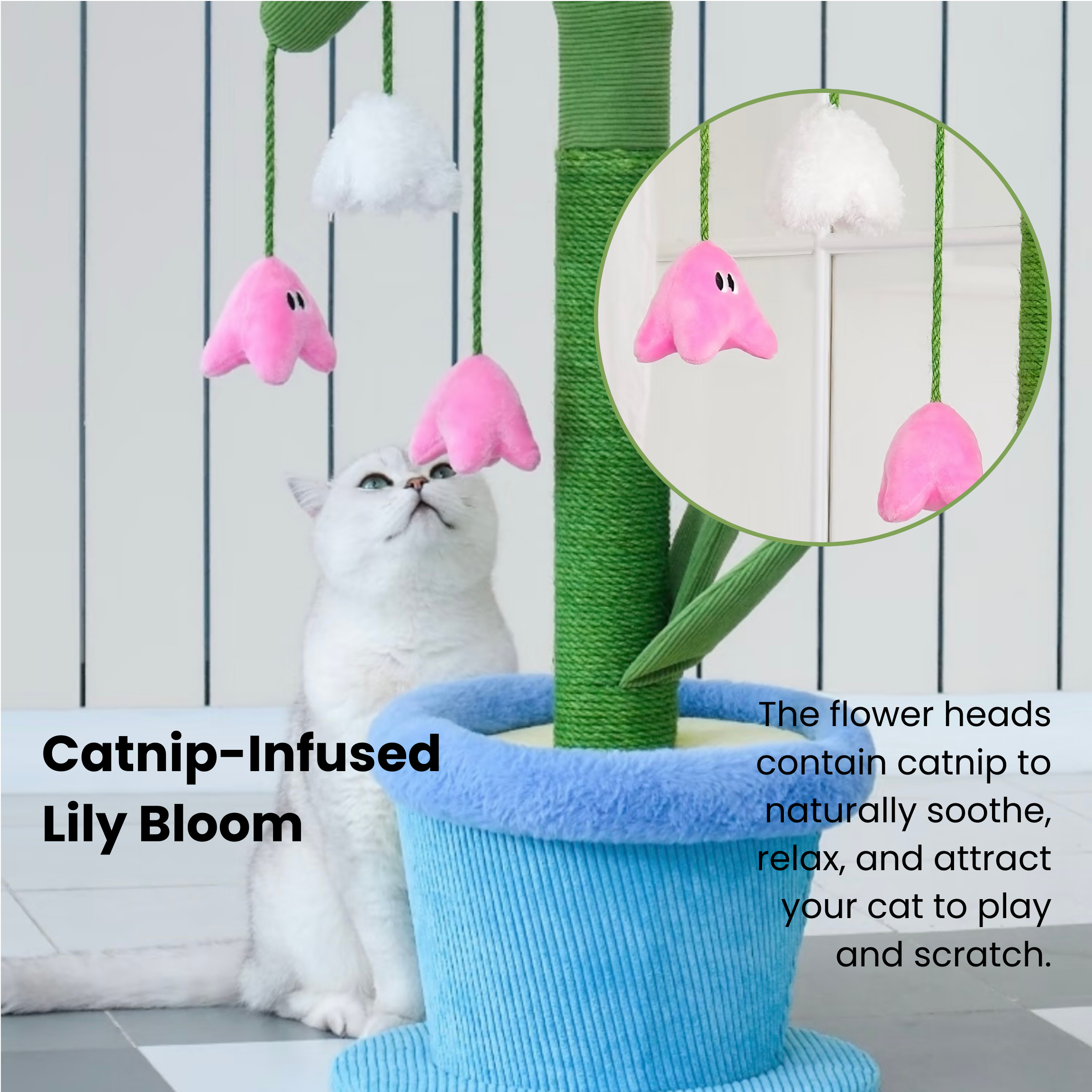 zeze Blooming Lily Cat Scratcher