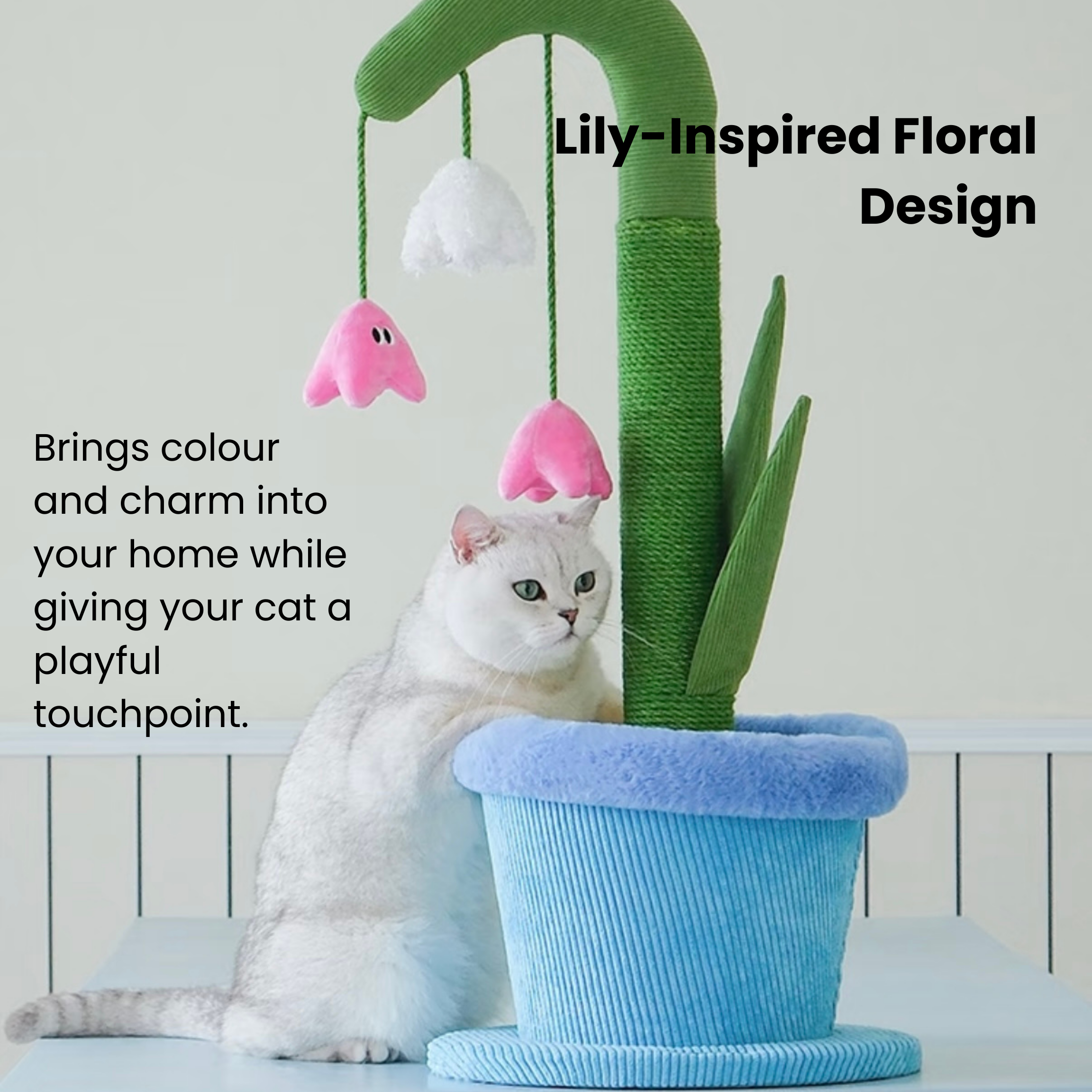 zeze Blooming Lily Cat Scratcher