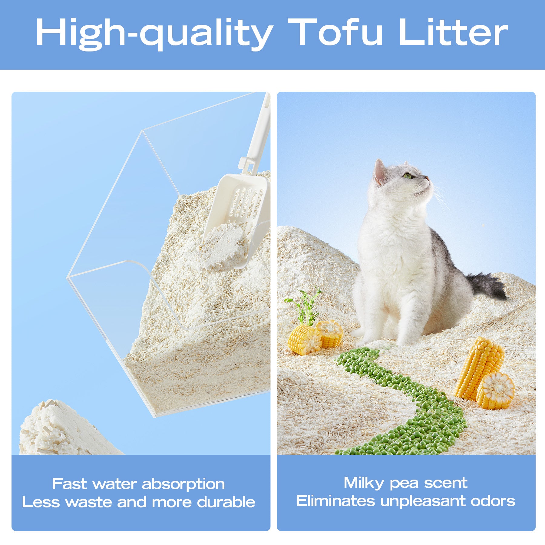 Xu Cuihua Cassava & Tofu Cat Litter (Unscented)