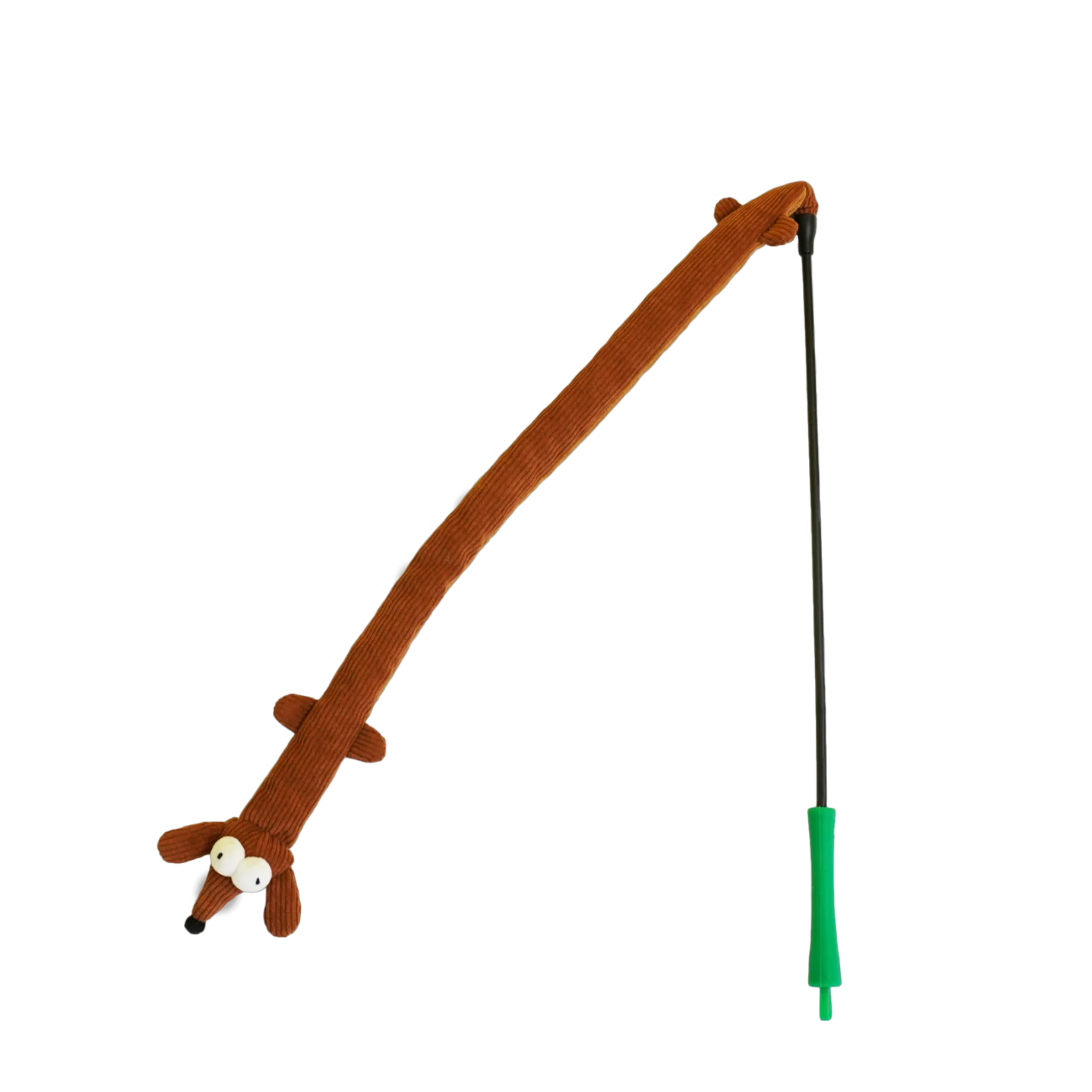 Dachshund Dog Teaser Wand for Cats