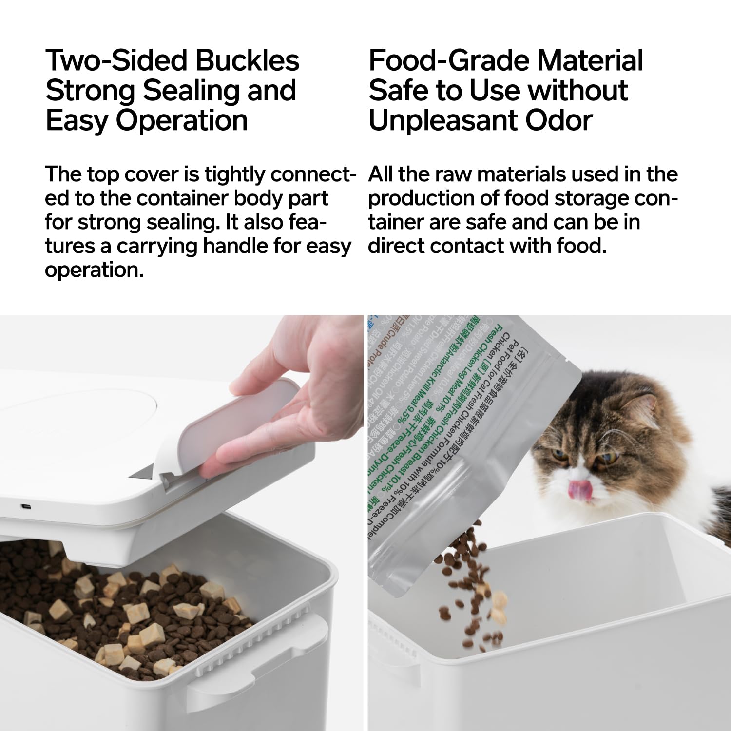pidan 15L Vacuum Pet Food Storage with Scale