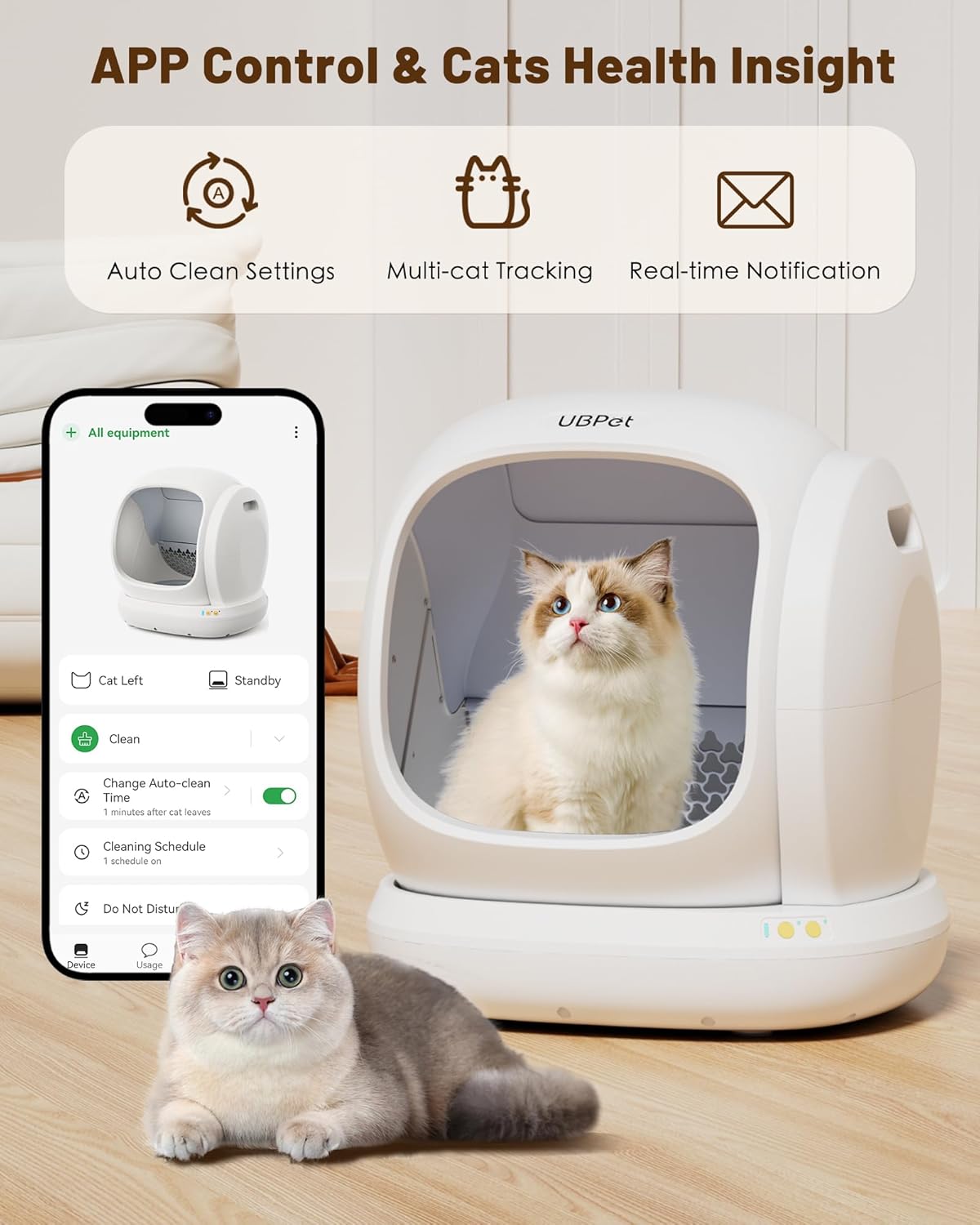 Cococat x UBPET C20 Automatic Cat Litter Box CocoCat