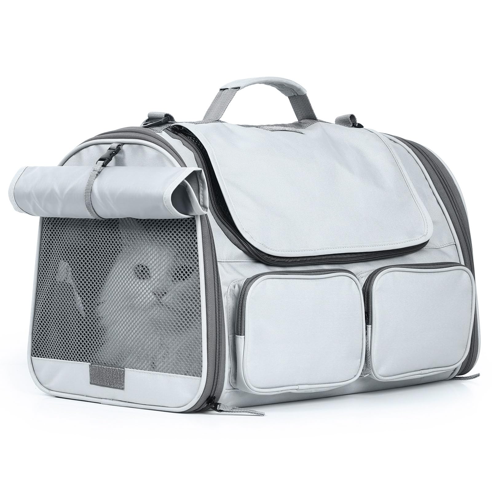 FUKUMARU Cat Carrier, Grey