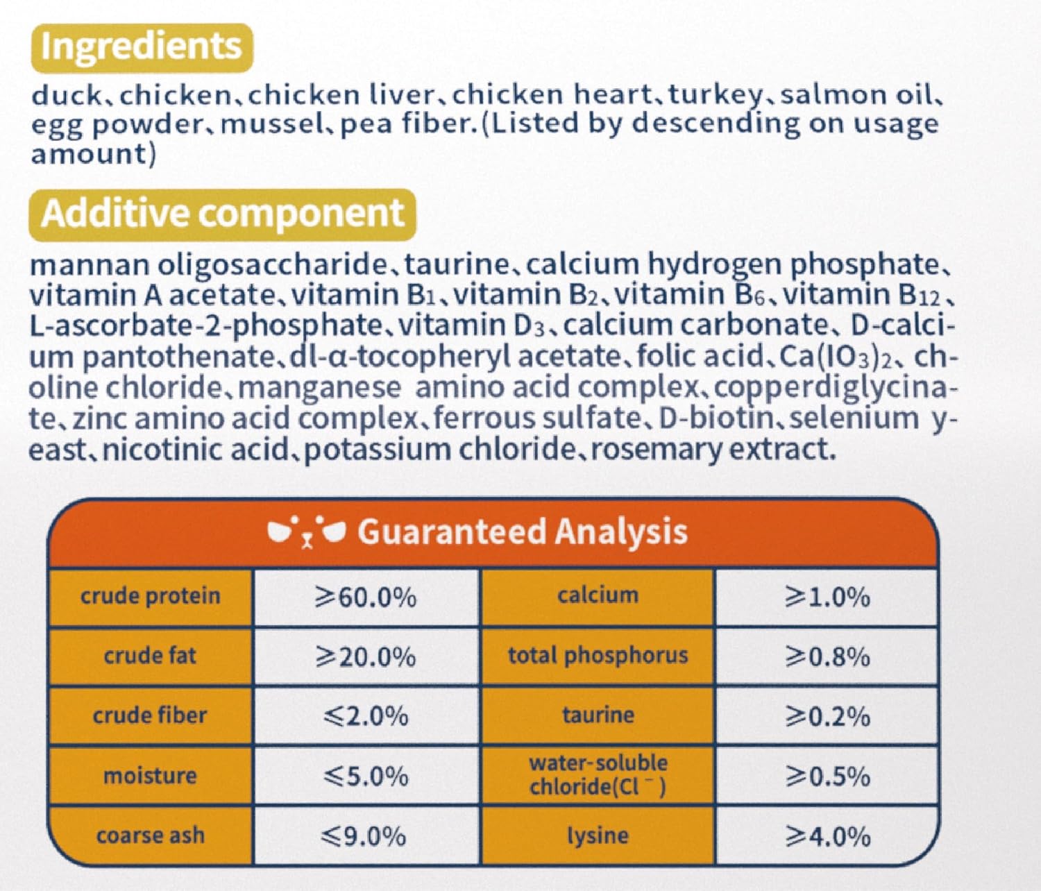 Freeze-dried Raw Cat Food All Life Stages, Poultry Recipe  (400g)