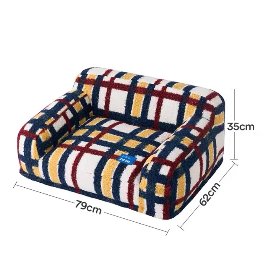 zeze Mondrian Vintage Pet Sofa Bed