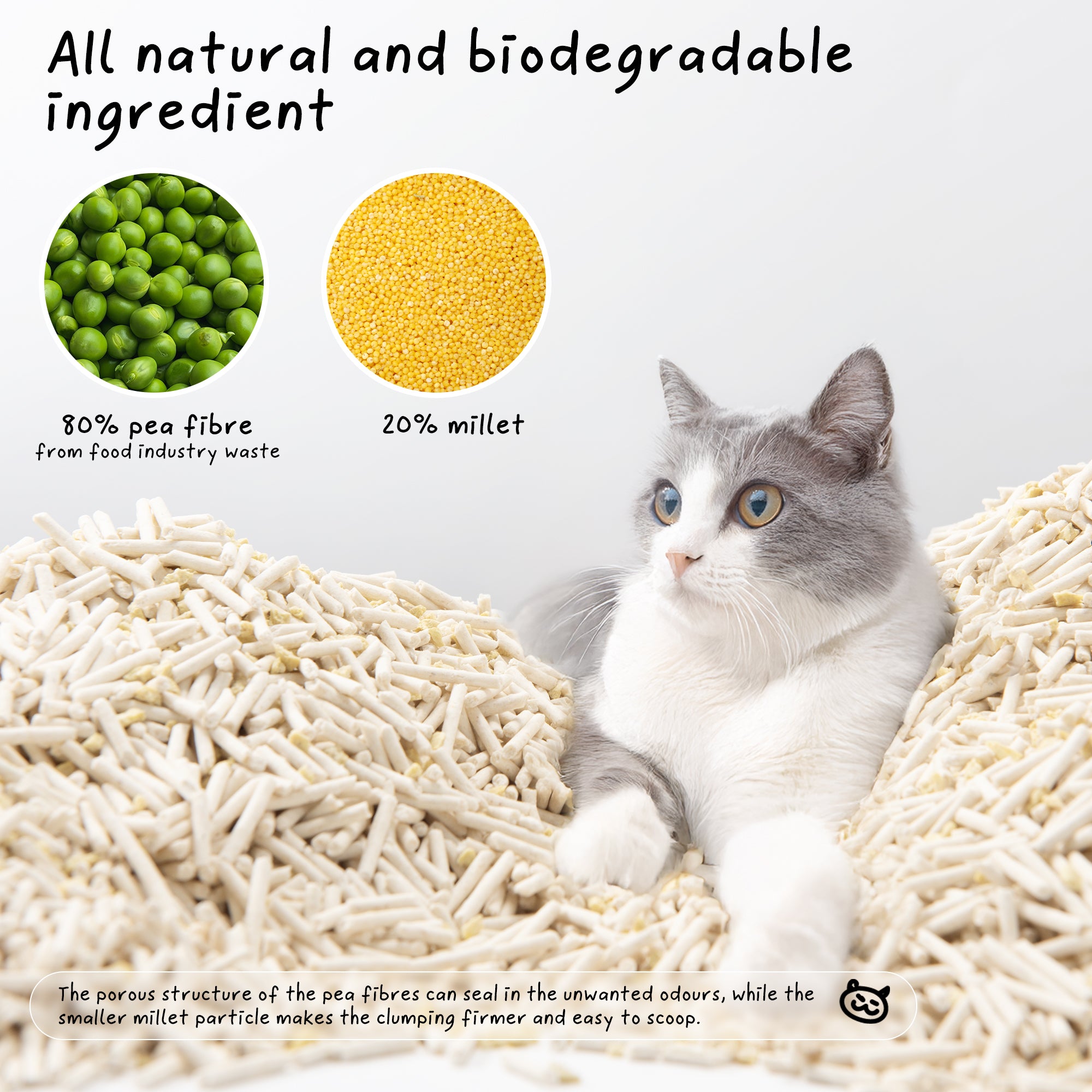 Plant-based Tofu Cat Litter